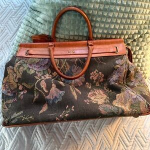Ralph Lauren  tapestry  tote